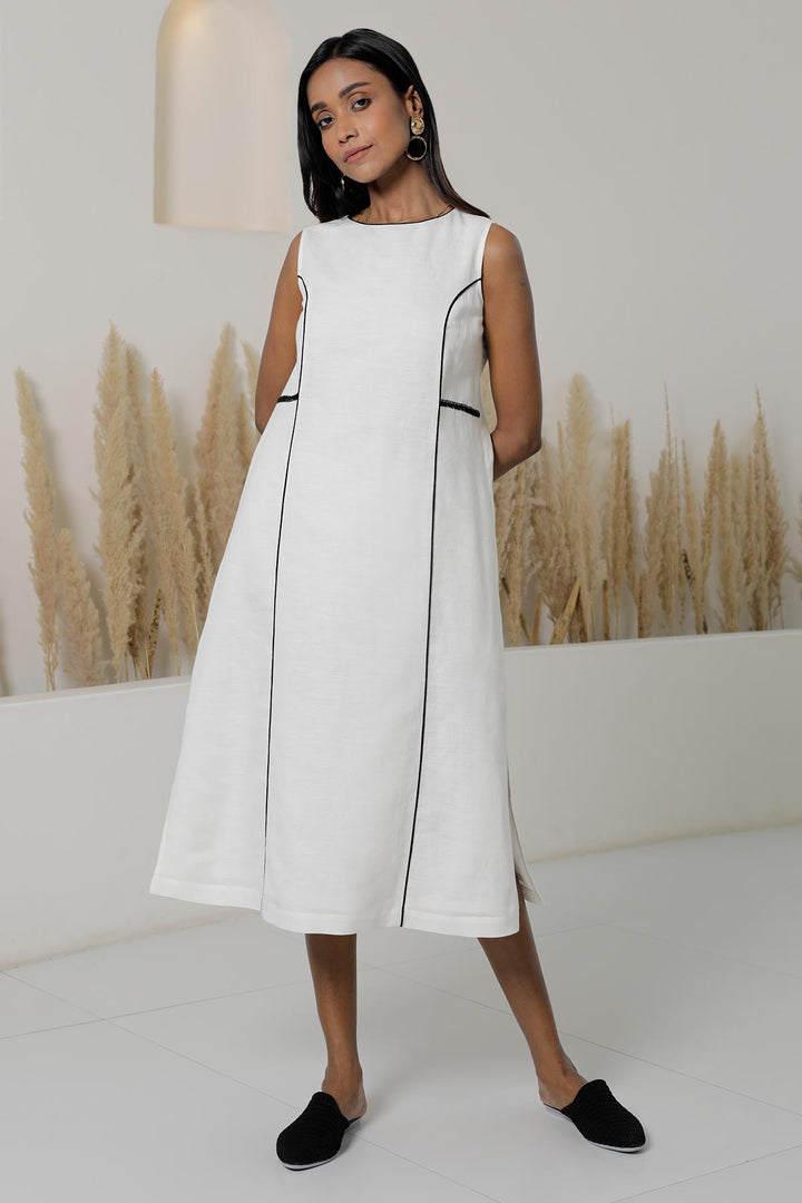 Shiro Kuro Mock Neck Dress