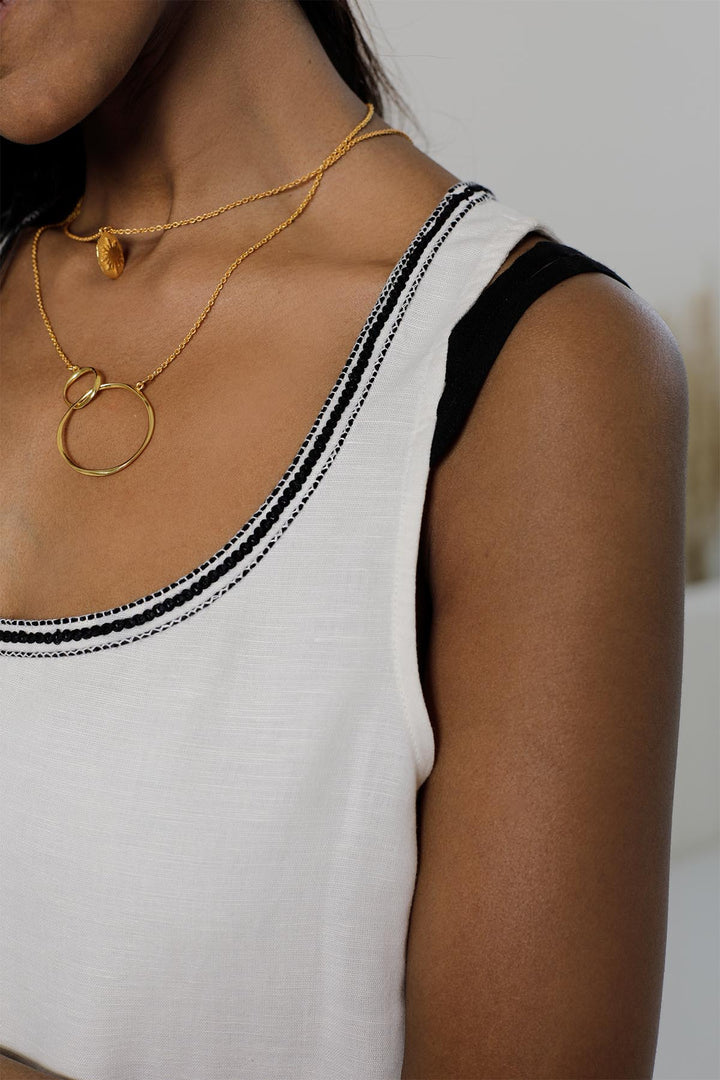 Shiro Kuro Scoop Neck Jumpsuit