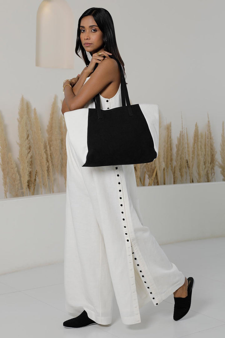 Shiro Kuro Colour Block Tote Bag