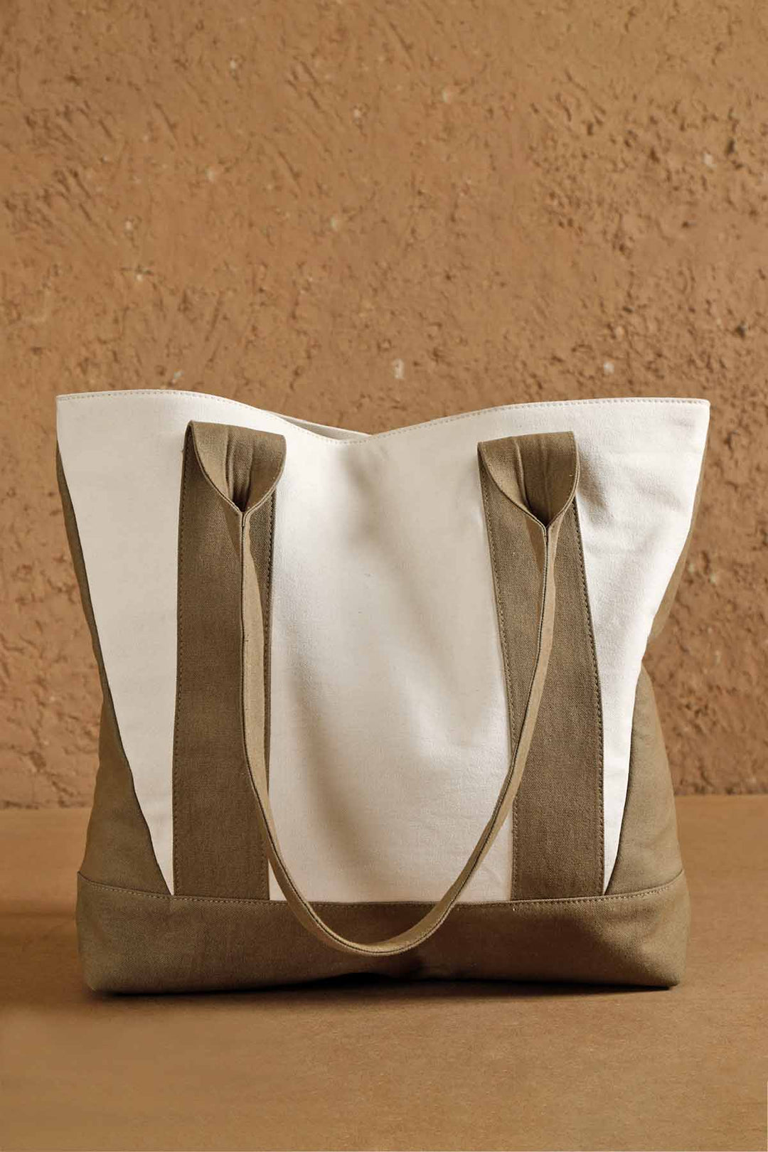 Terra Colour Block Tote Bag
