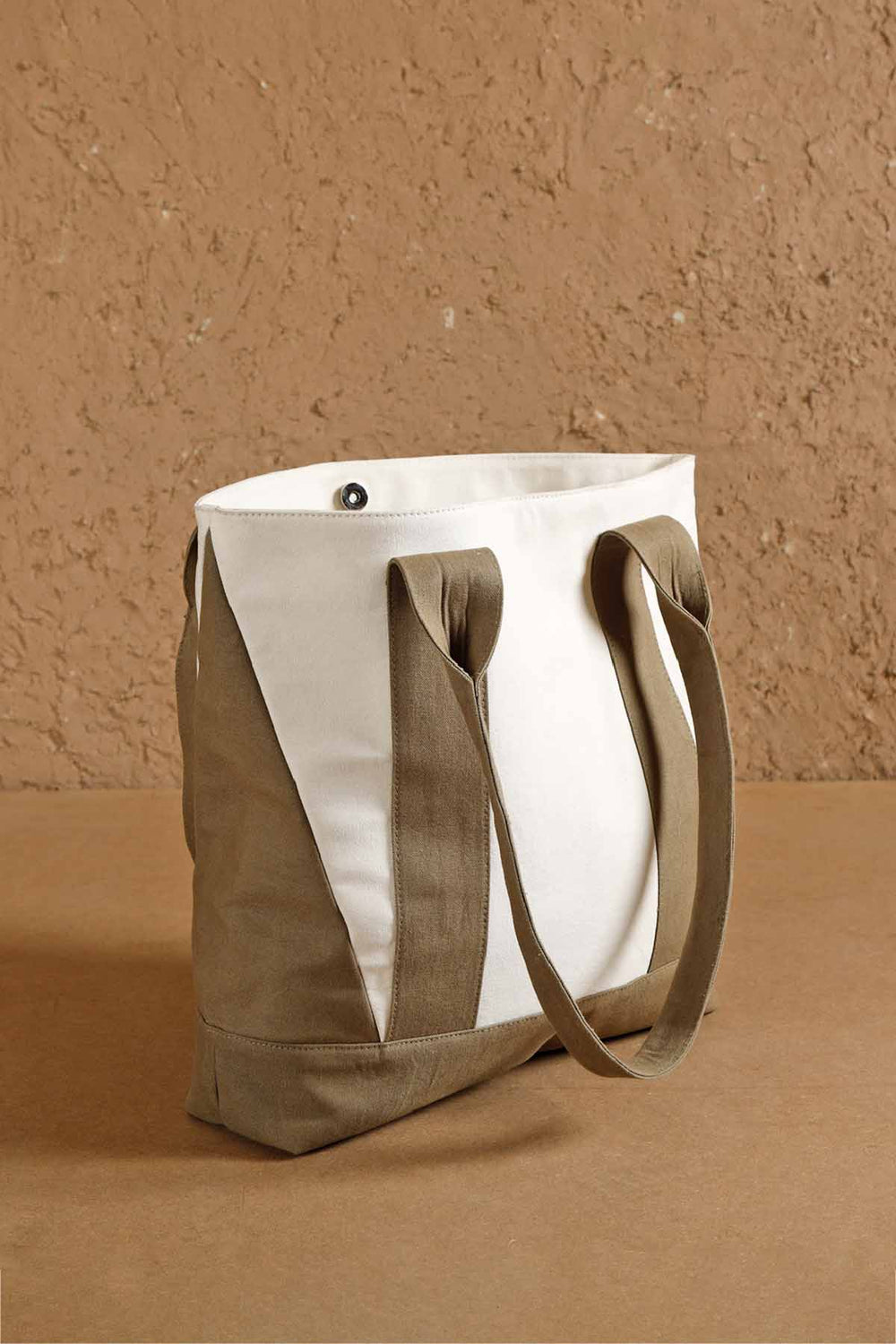 Terra Colour Block Tote Bag