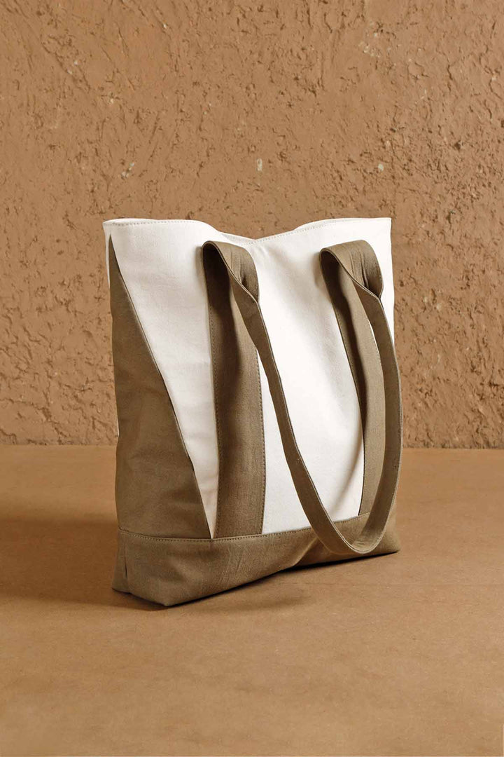 Terra Colour Block Tote Bag