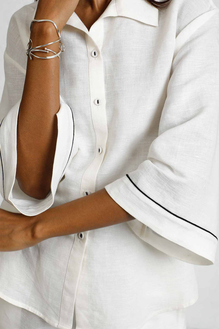 SHIRO KURO BUTTON DOWN SHIRT