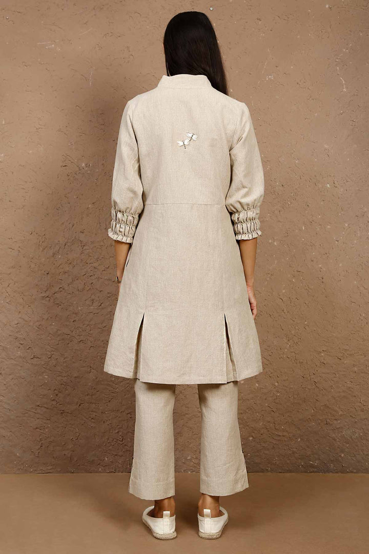 Terra Beige Tunic Co-ord Set