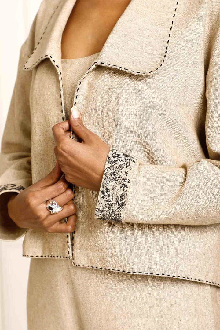 Sai Riyo Chambray Cardigan