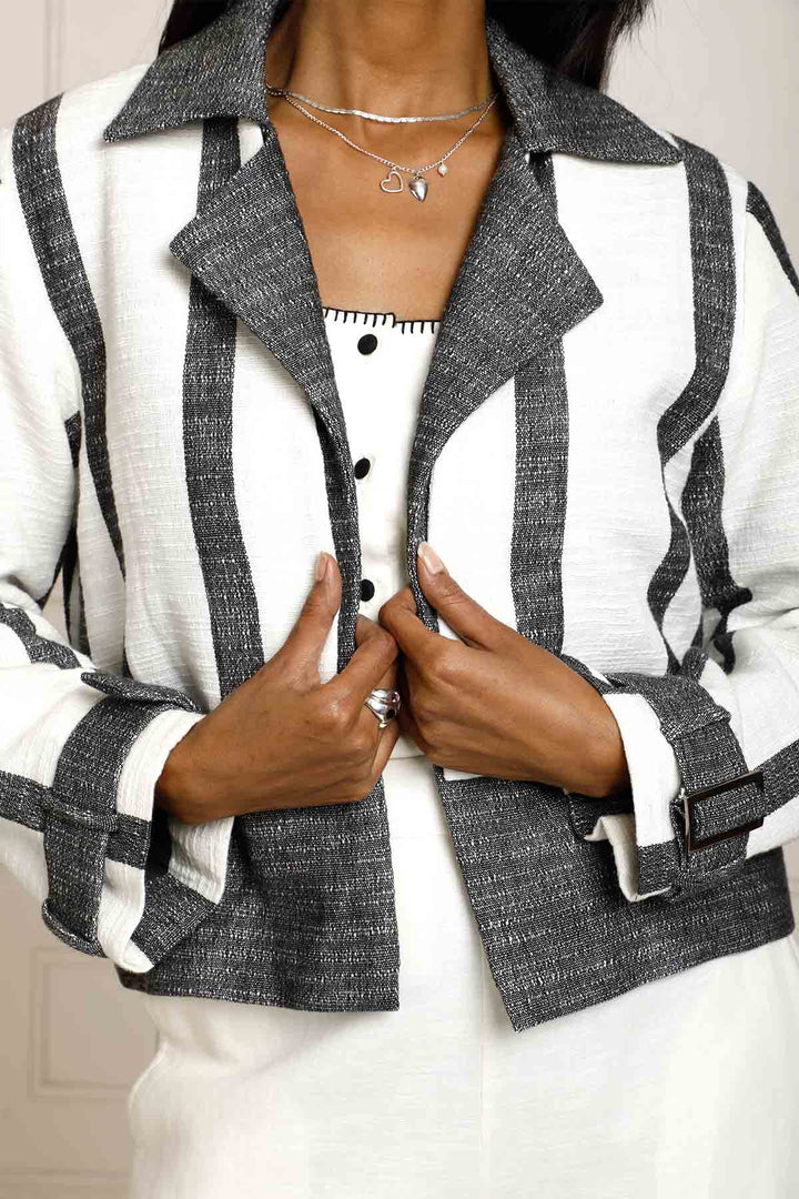 Sai Riyo Striped Jacket