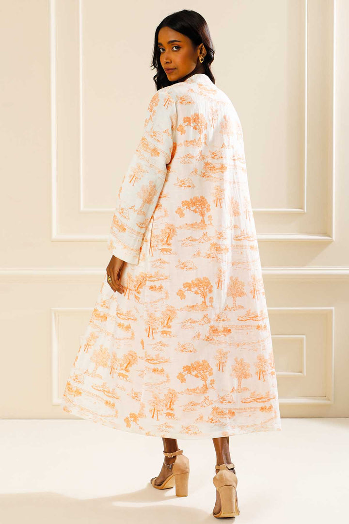 SIENNA TOILE PRINTED OVERLAY