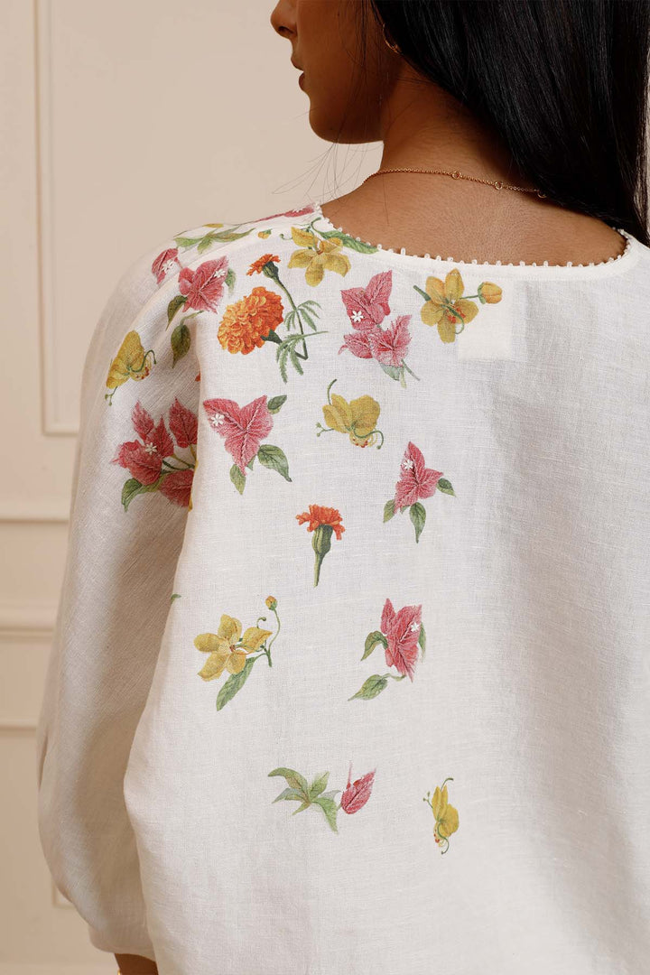 Summer Printed Kimono Top