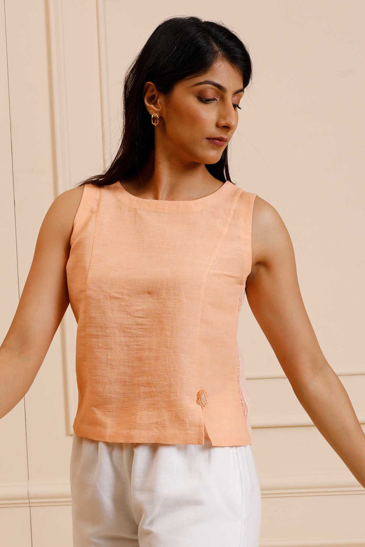 Summer Tangerine Short Top