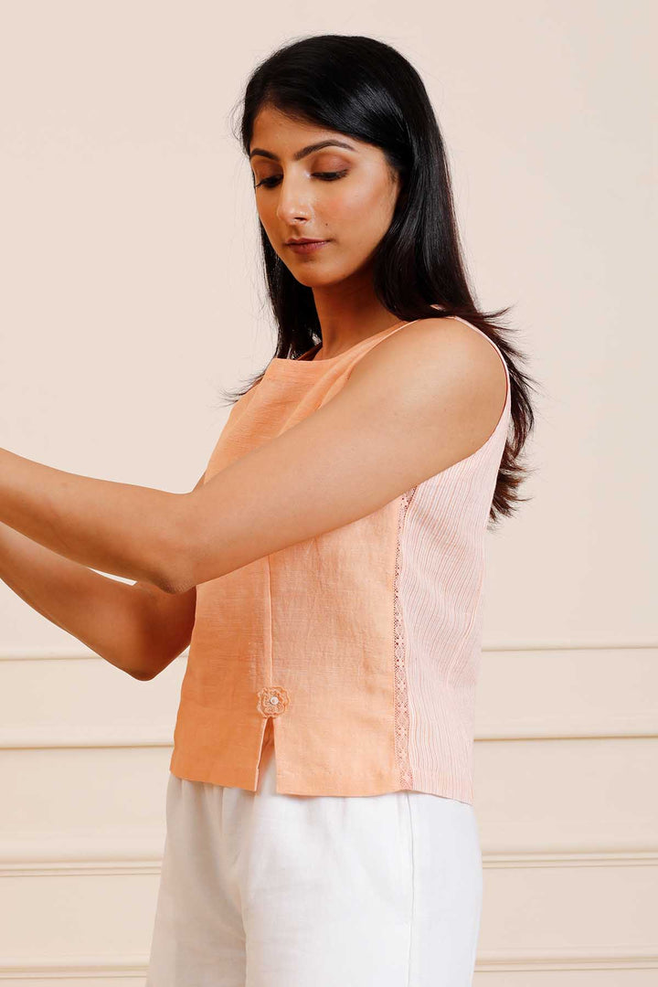 Summer Tangerine Short Top