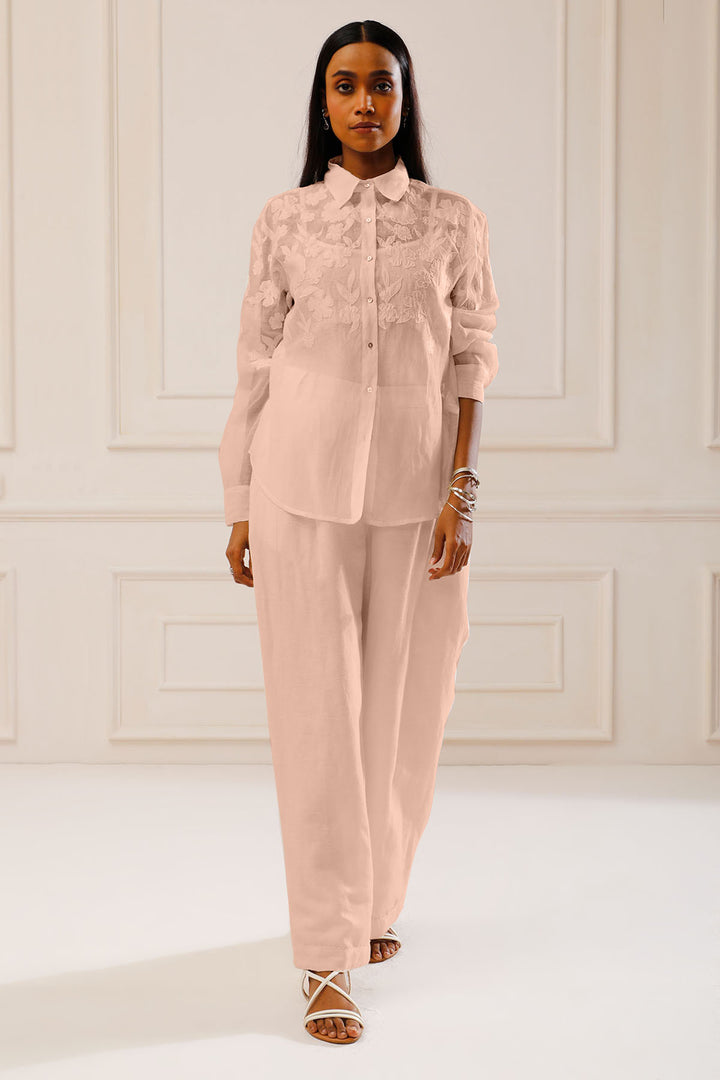 FLEUR SHIRT - DUSTY ROSE