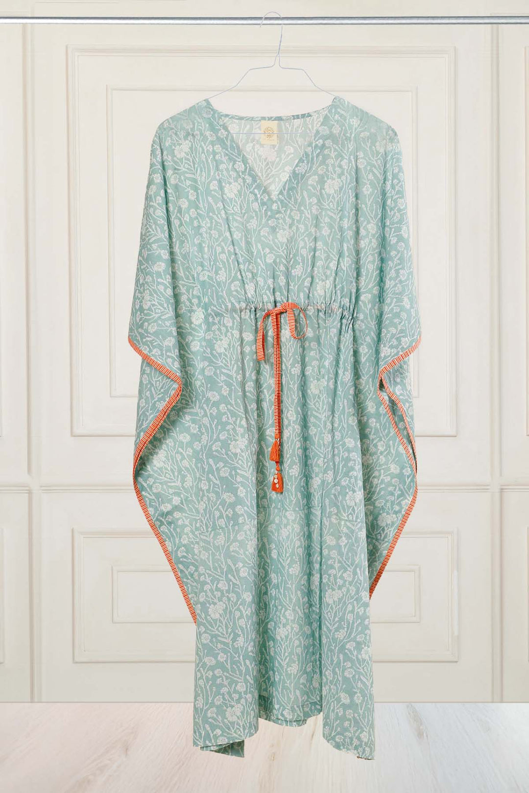 Sage Sangria Floral Kaftan