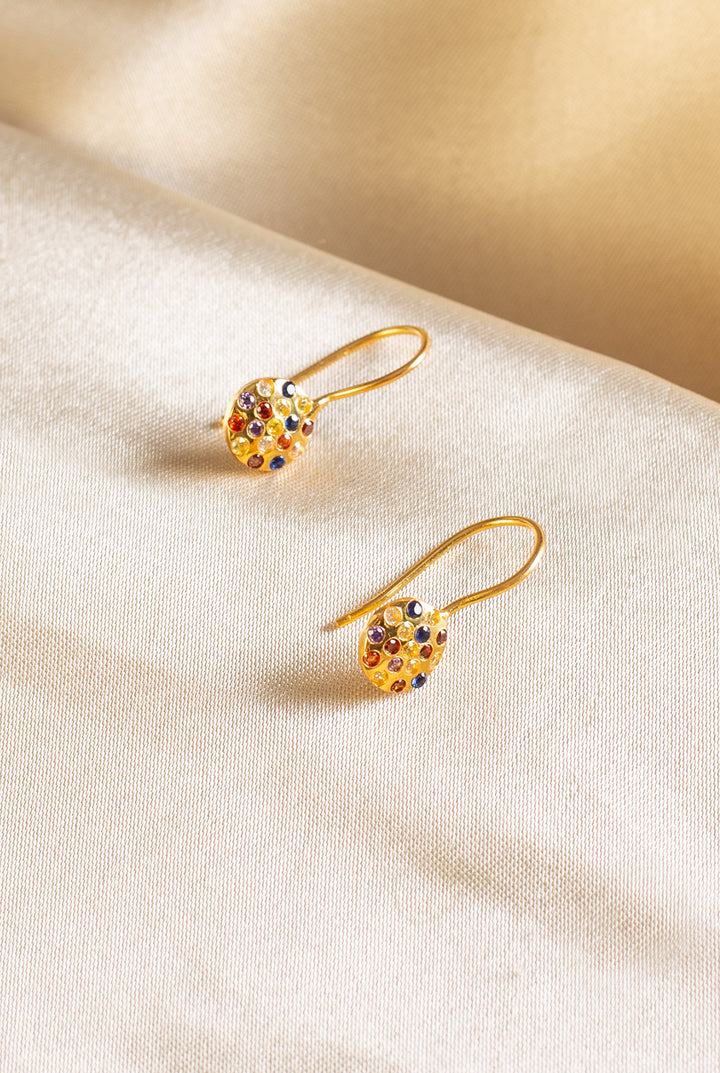 The Multicolour CZ Earrings