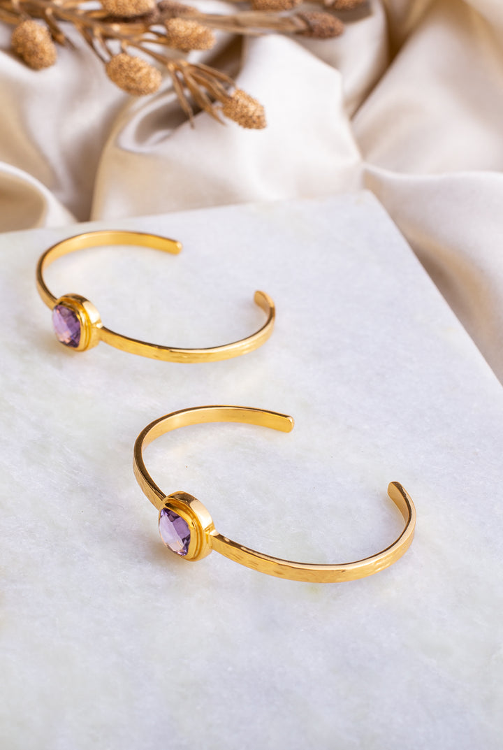 The Amethyst Drop Bracelet