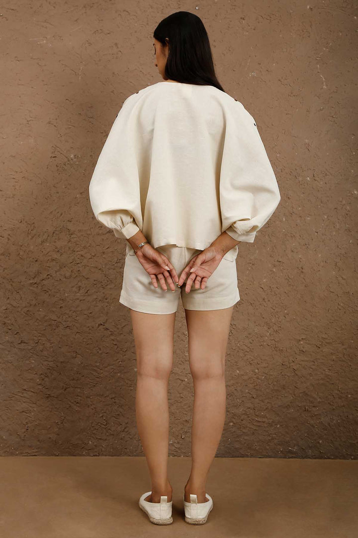Terra Kimono Sleeve Boxy Top