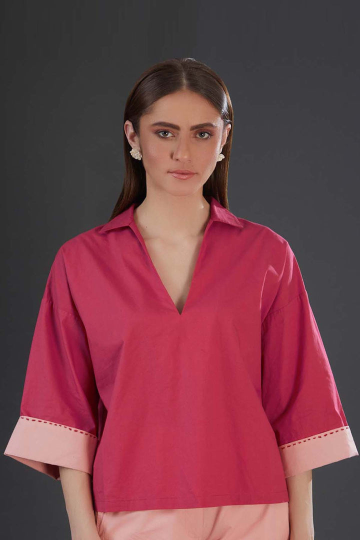 Blush Boxy Top