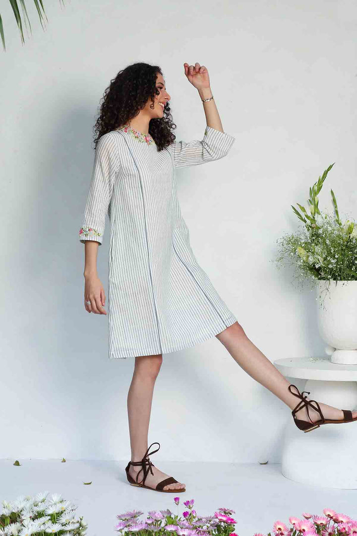 Nostalgia Striped Dress