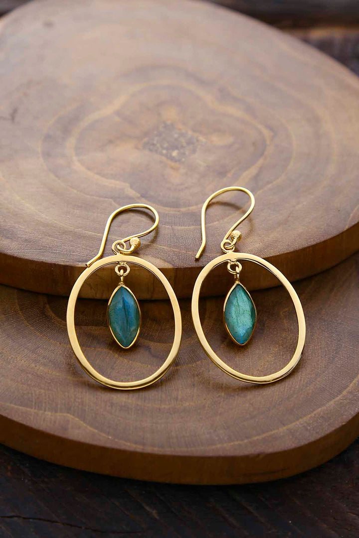 Labradorite Earrings