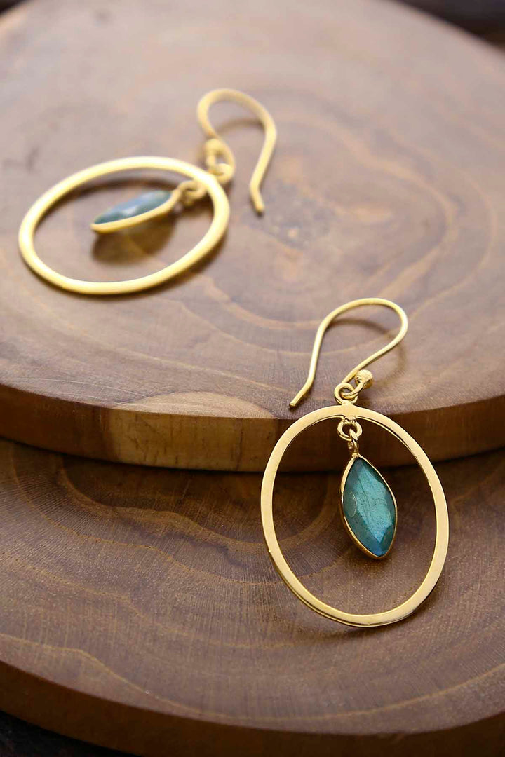 Labradorite Earrings