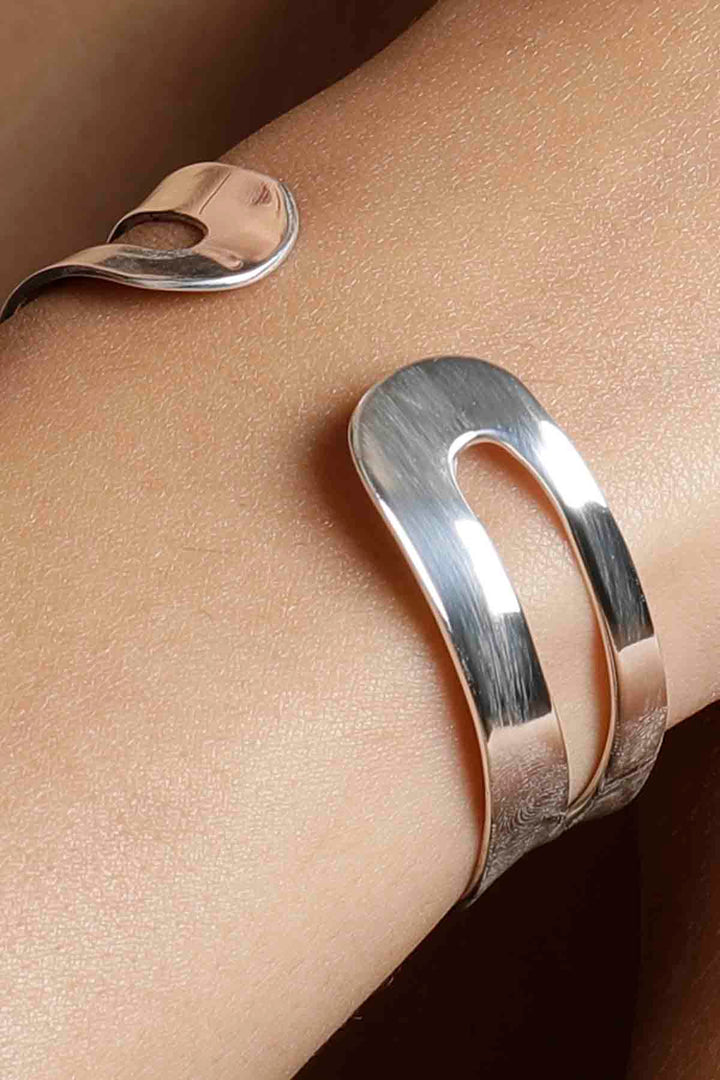 The Silver Staple Bracelet