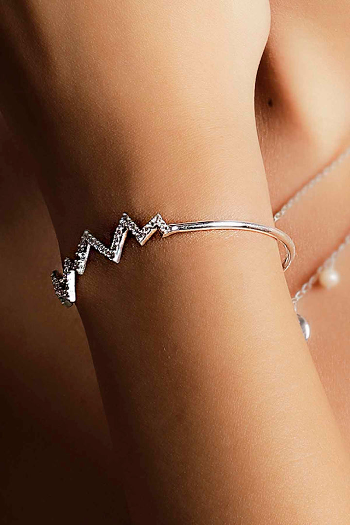 Silver Elevation Bracelet