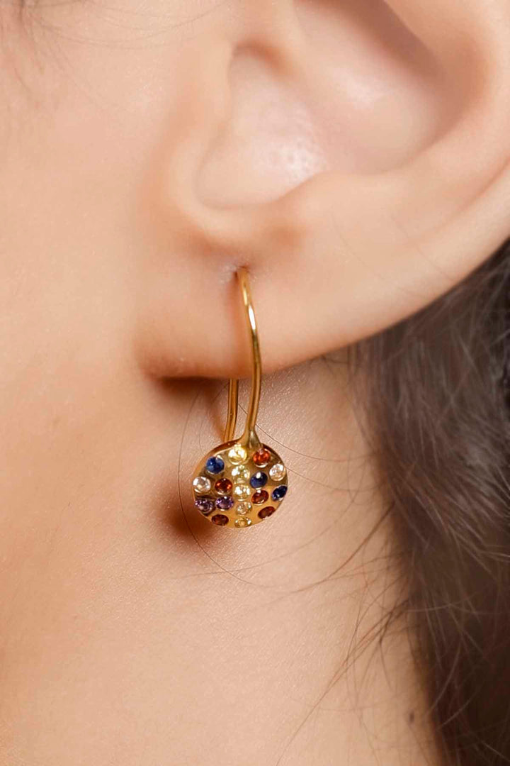 The Multicolour CZ Earrings