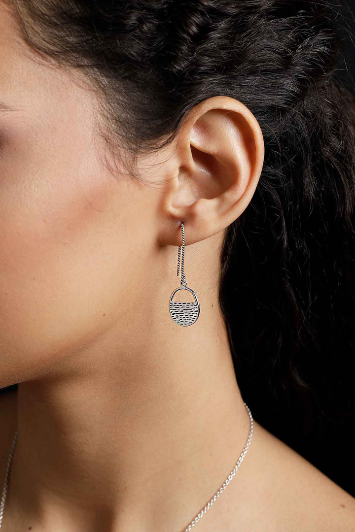 The Marquis Silver Earrings