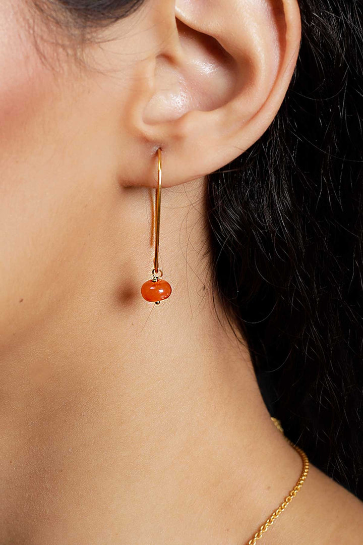 The Carnelian Earrings