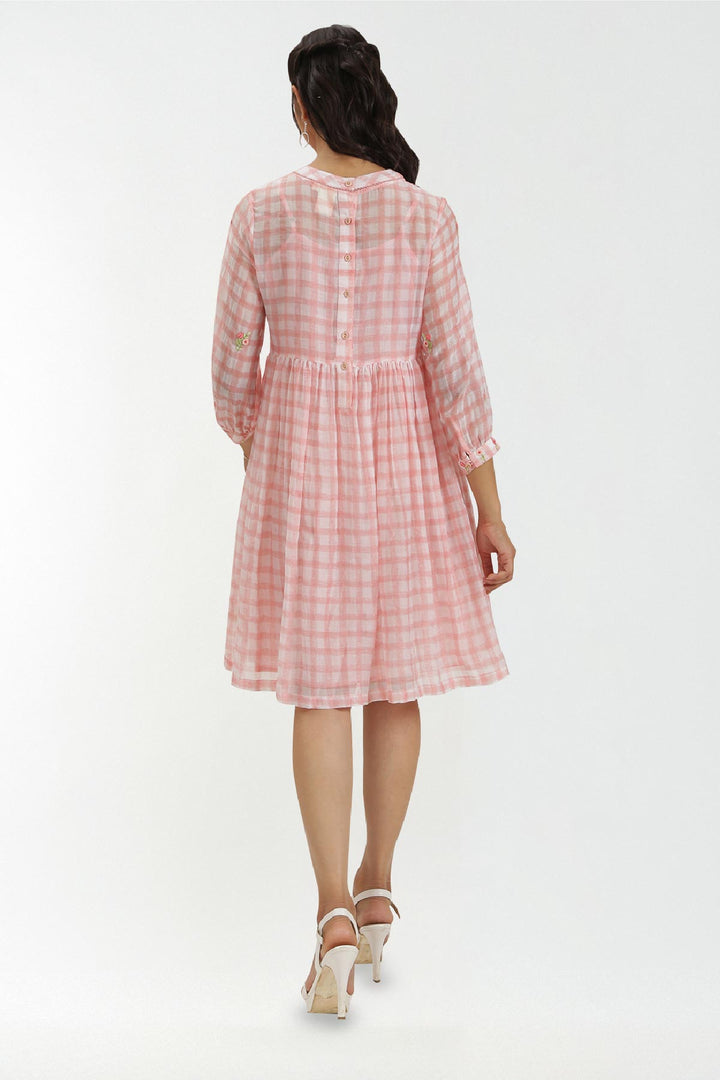 Aria Pintuck Detail Dress