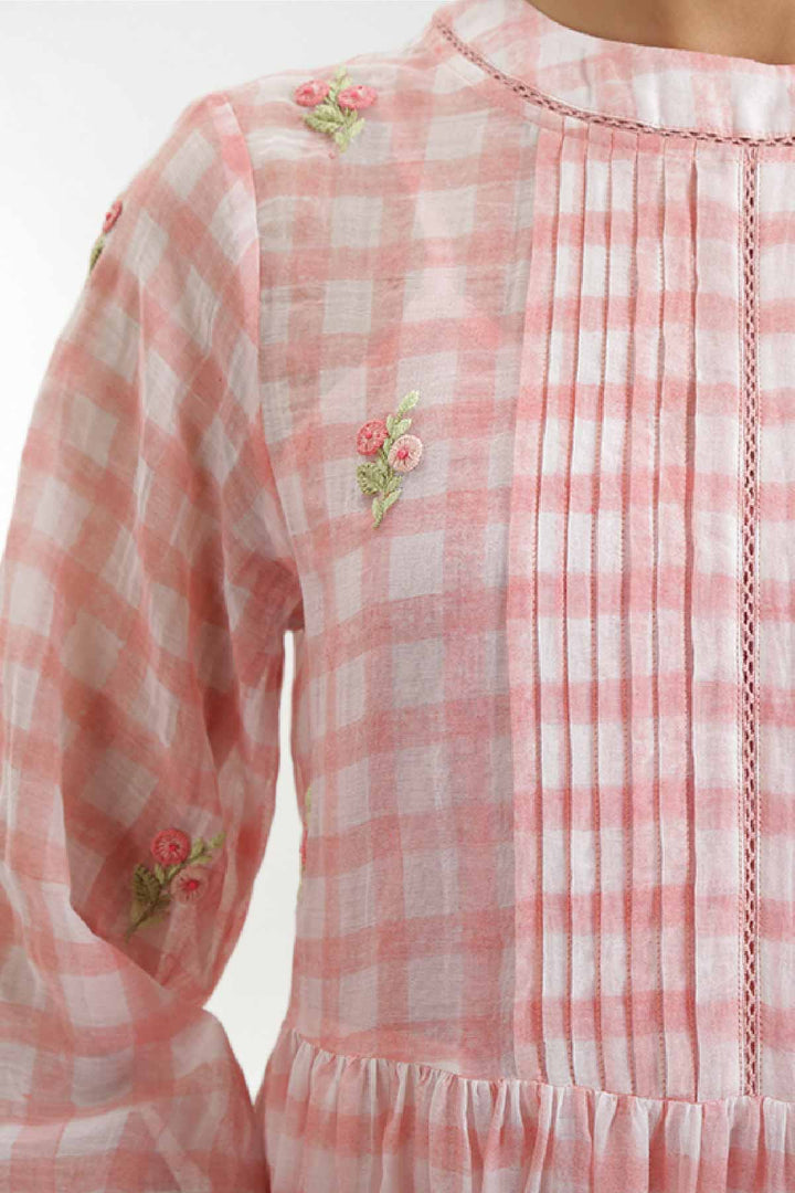 Aria Pintuck Detail Dress