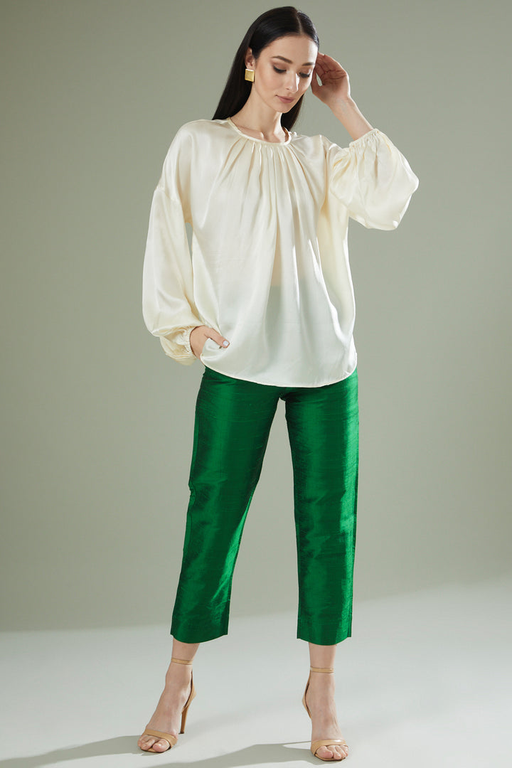 Gilded Round Neck Top