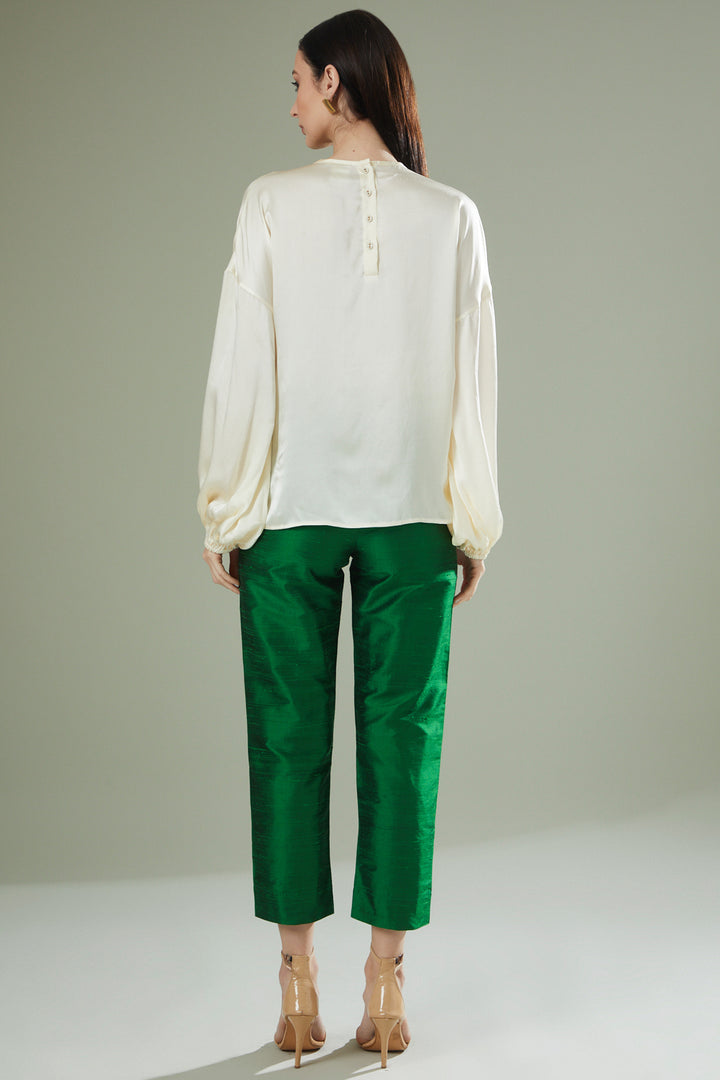 Gilded Round Neck Top