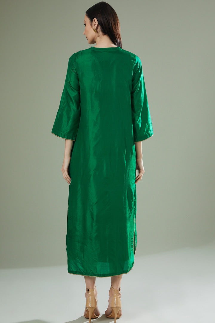 Emerald Fusion Long Kurta
