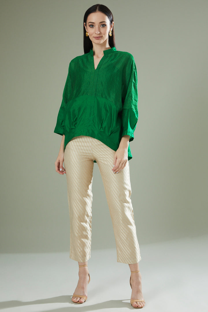 Emerald Fusion V-neck Top