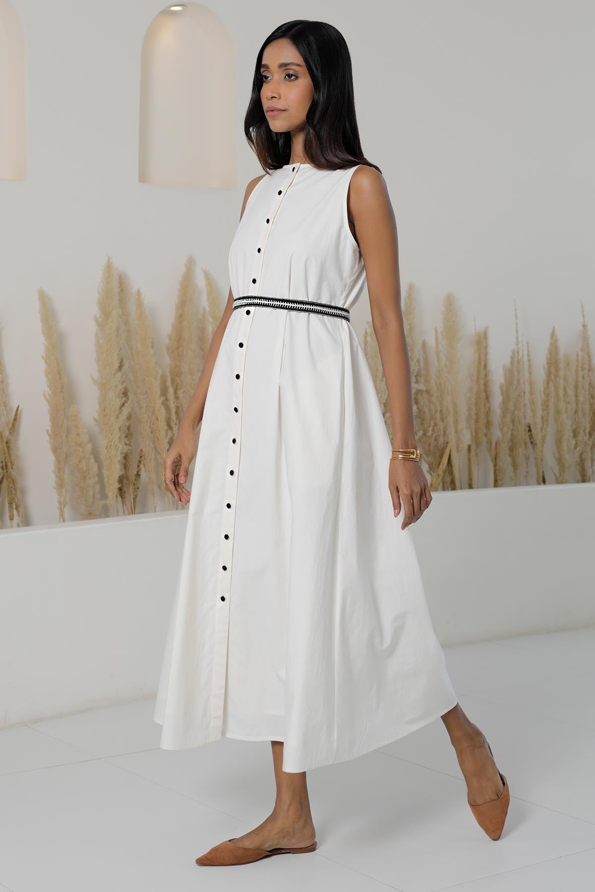 Shiro Kuro Button Down Dress