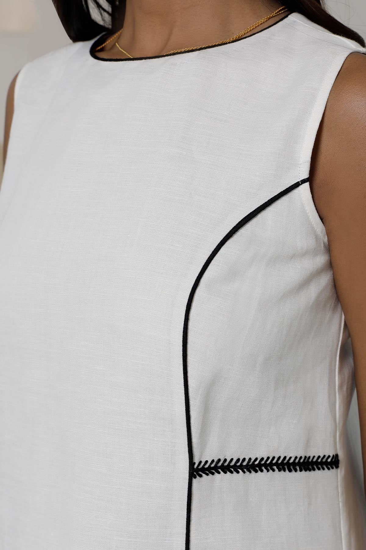 Shiro Kuro Mock Neck Dress