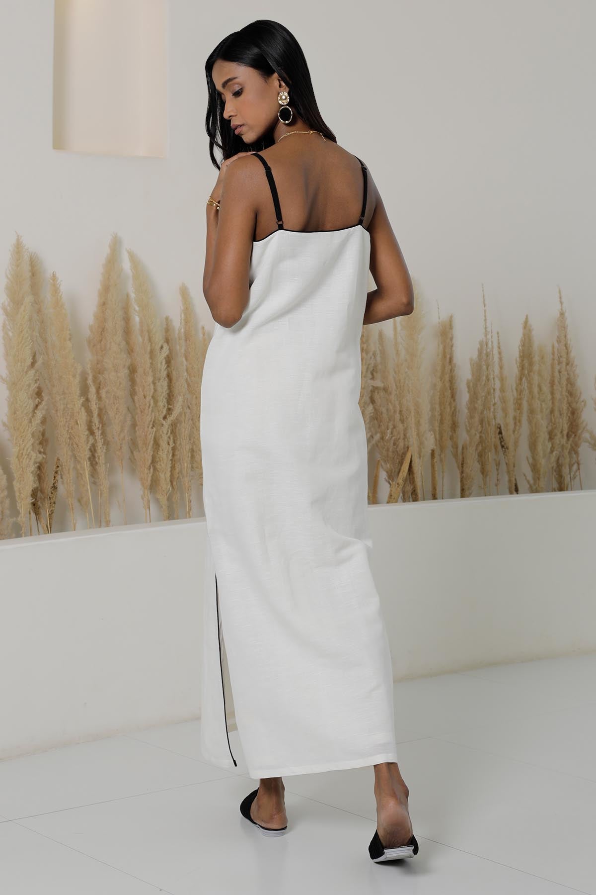 Shiro Kuro Side Slit Dress