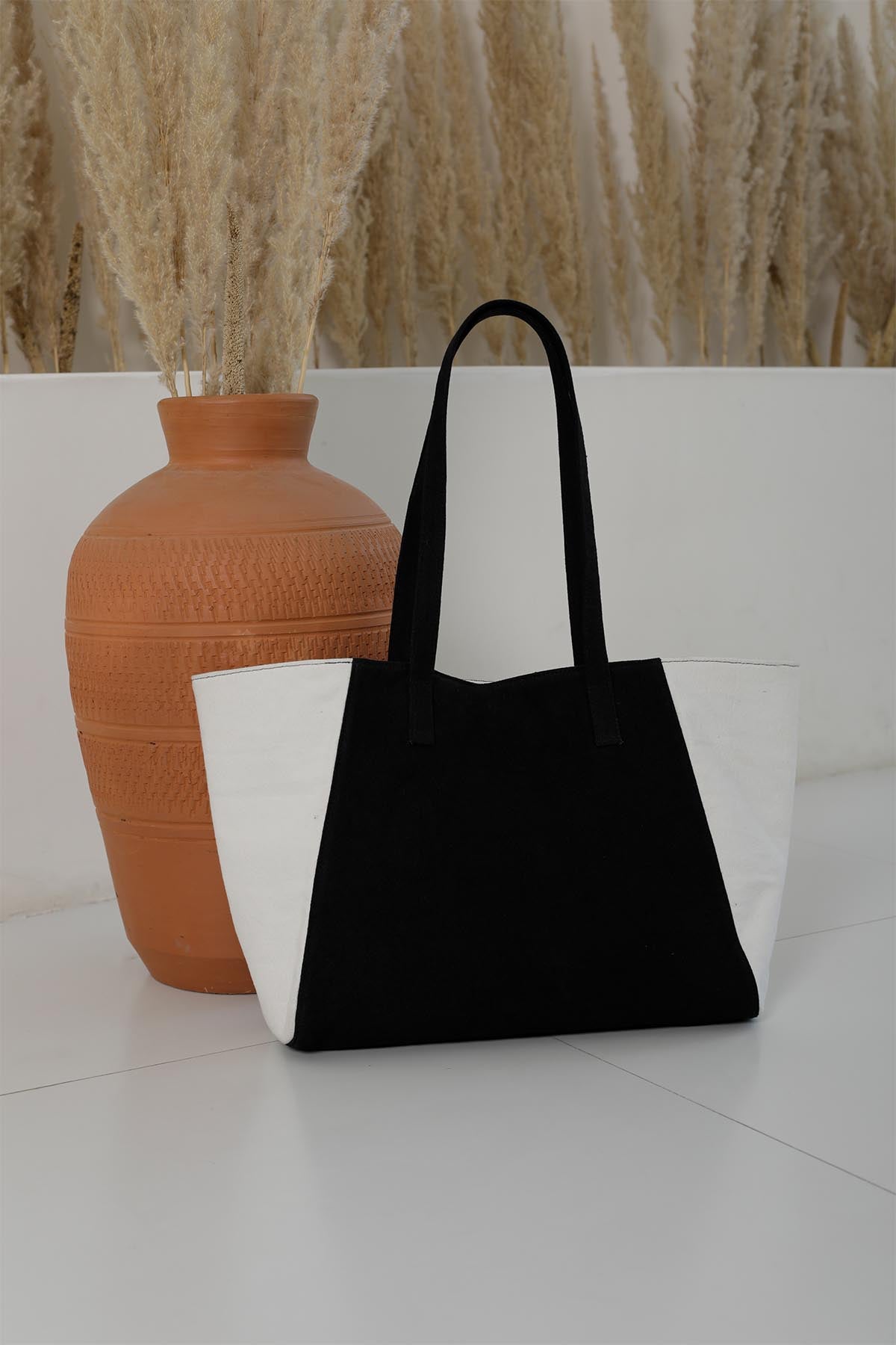 Shiro Kuro Colour Block Tote Bag