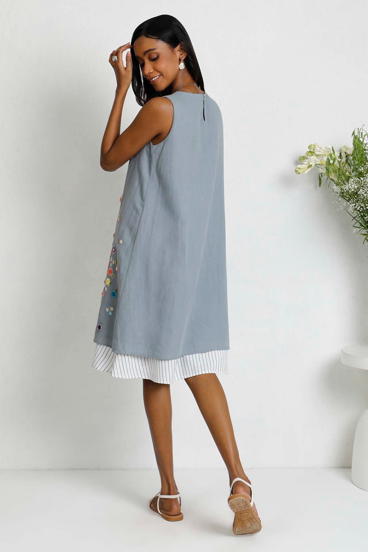 NOSTALGIA DOUBLE LAYER DRESS