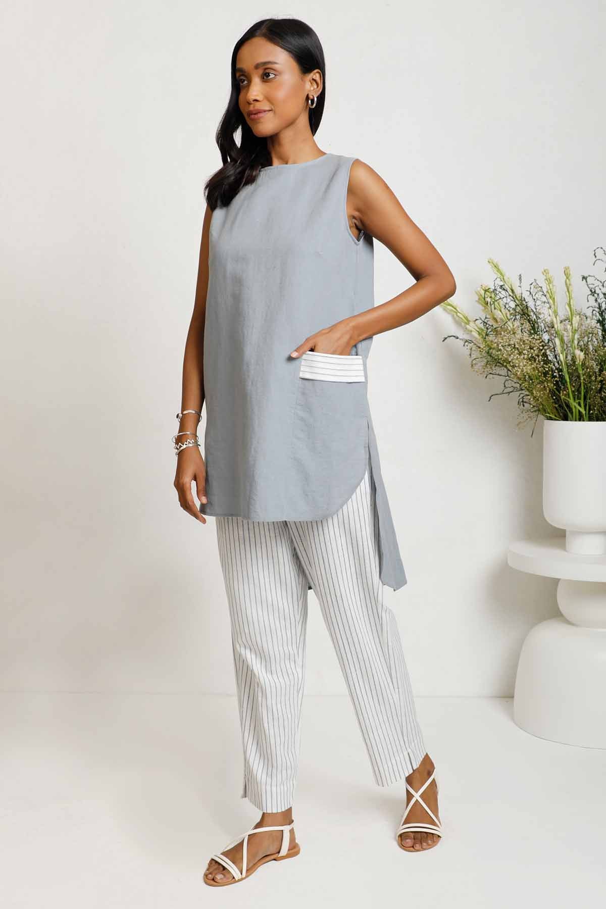 NOSTALGIA HIGH LOW TUNIC