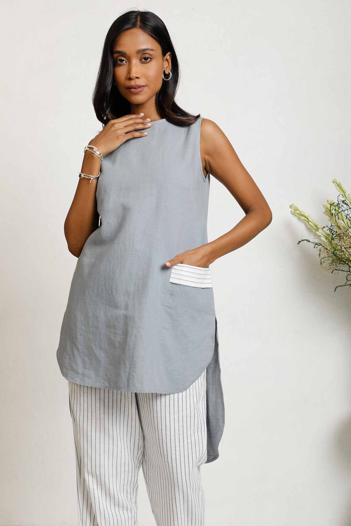 NOSTALGIA HIGH LOW TUNIC