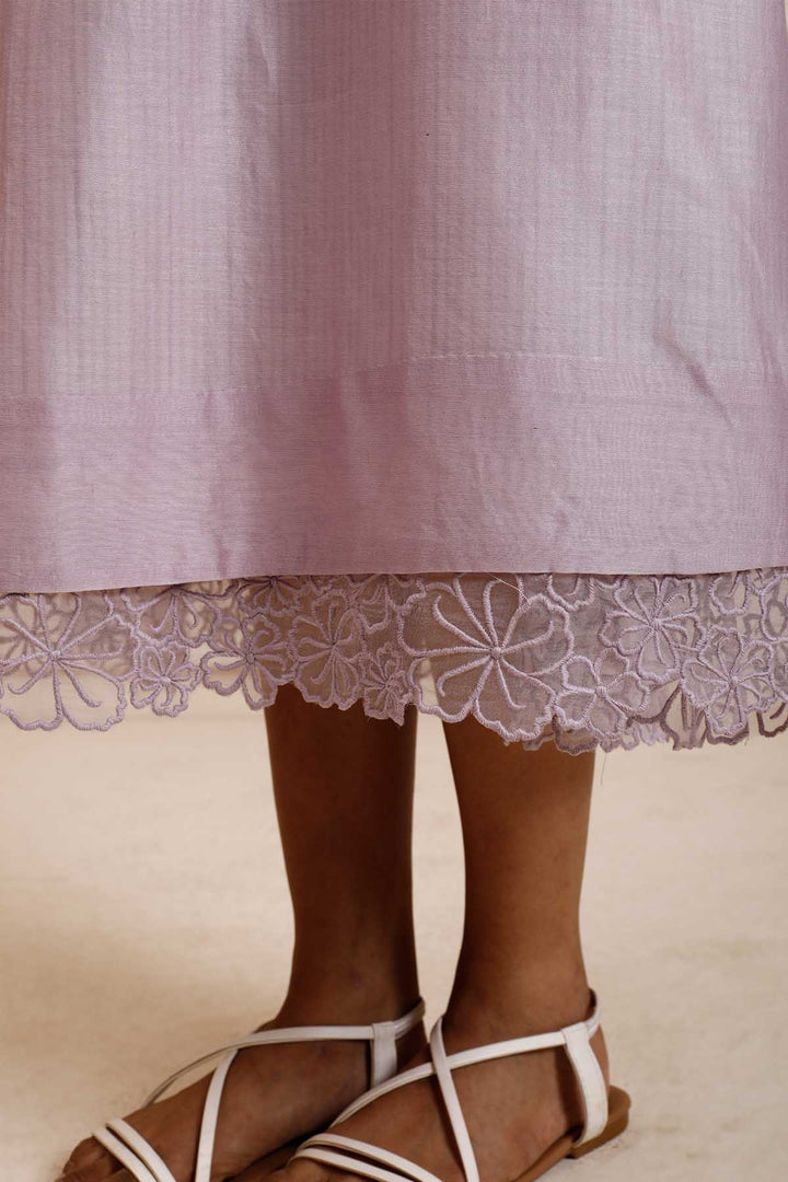 Summer Lavender Midi Dress