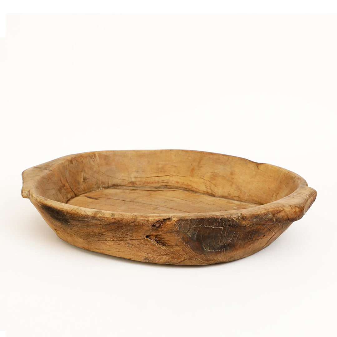 Natural Wood Vintage Tray - 02