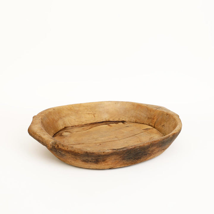 Natural Wood Vintage Tray - 02