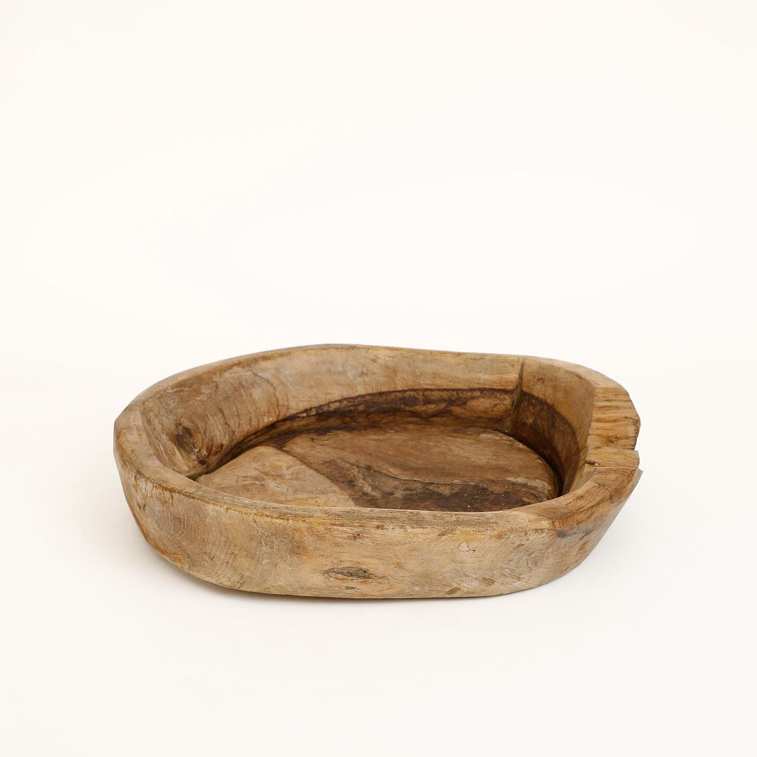 Natural Wood Vintage Tray