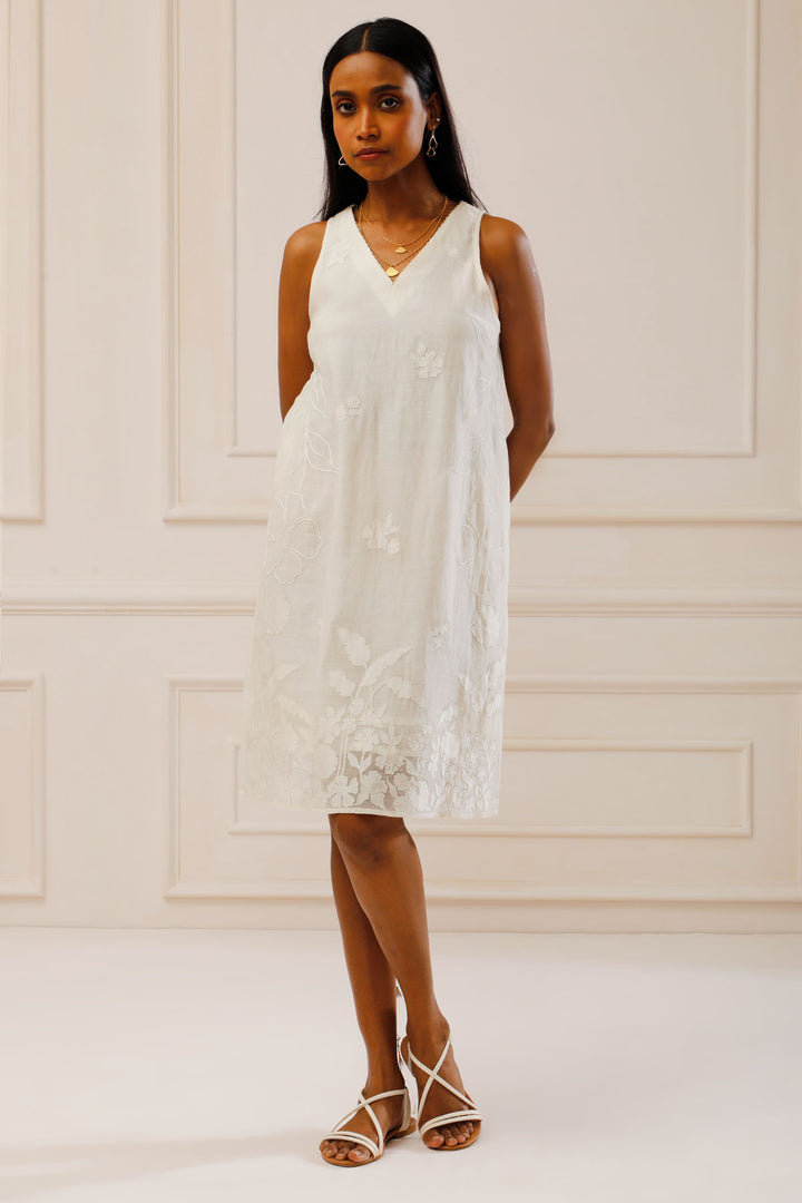 FLEUR IVORY SHORT DRESS