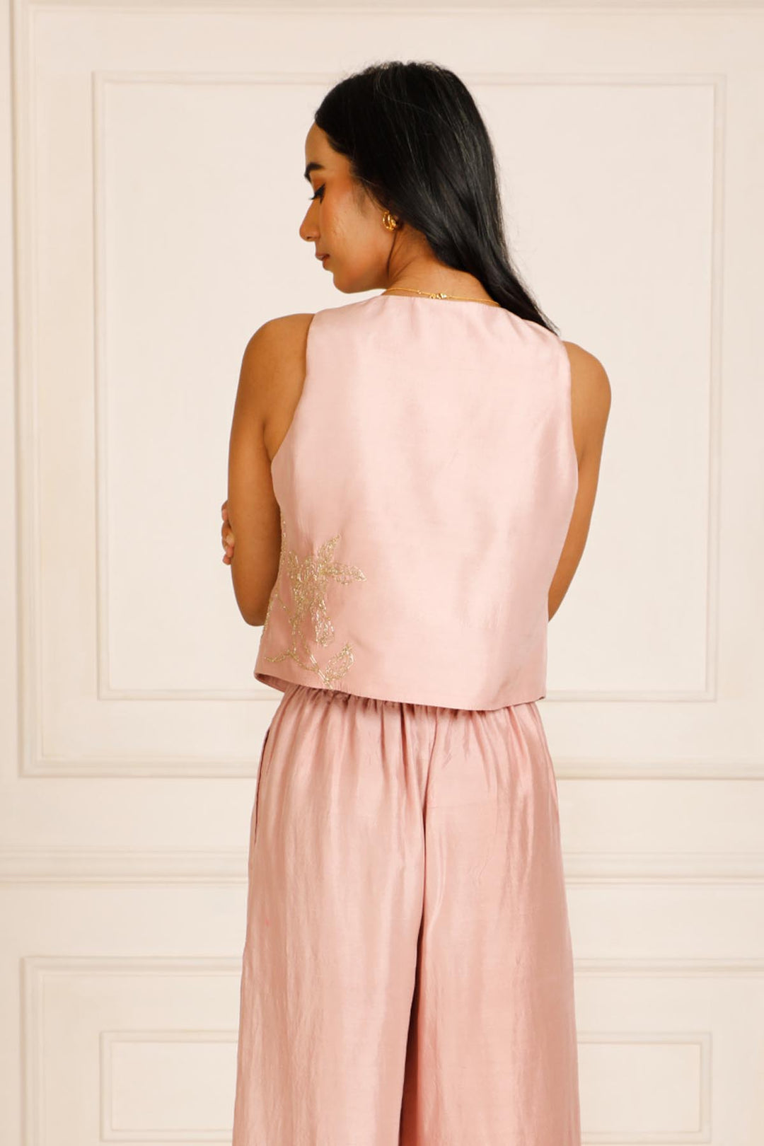 Theia 2.0 Waistcoat - Dusty Pink