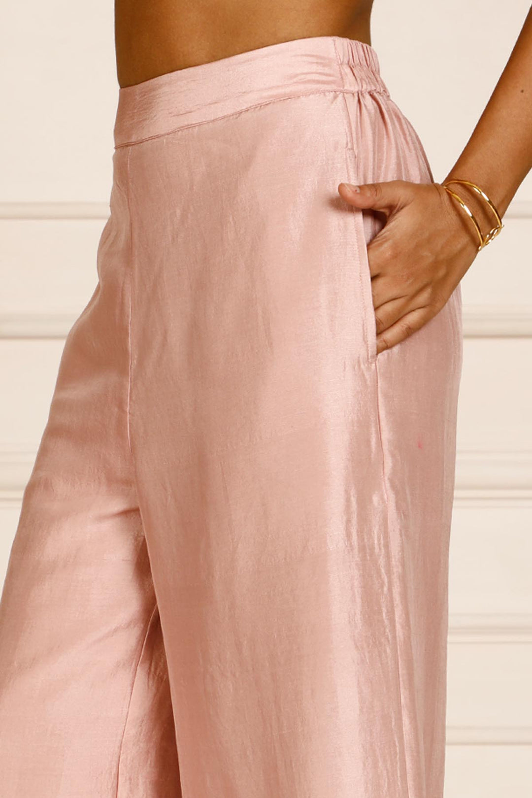 Theia 2.0 Wide Leg Pant - Dusty Pink