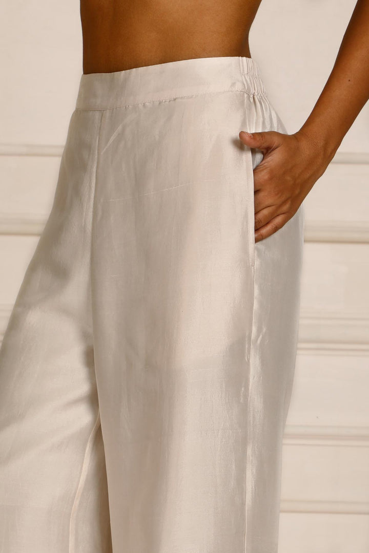 Theia 2.0 Wide Leg Pant - Silver