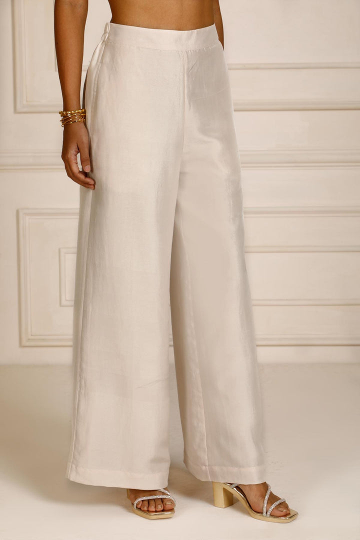 Theia 2.0 Wide Leg Pant - Silver